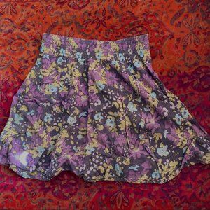 Floral Mini Skirt